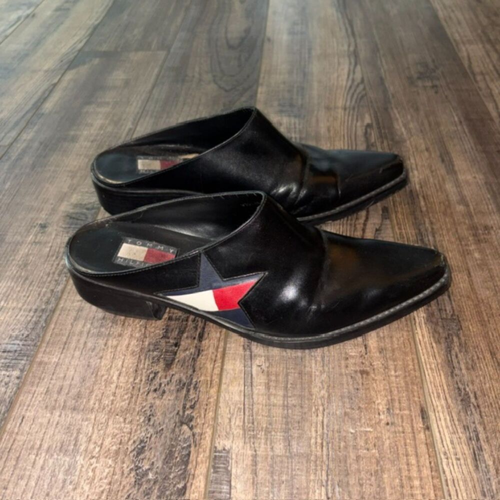 RARE Vintage Tommy Hilfiger Pointed Toe Mules